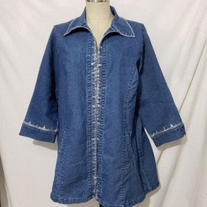 Bleo Bayoo Denim Soft Jacket No closure